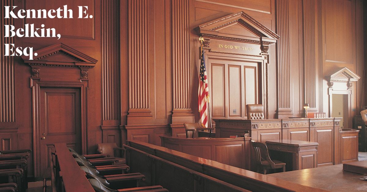 wood paneled courtroom